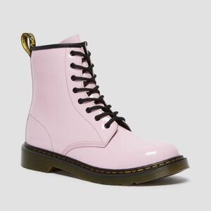 Dr Martens Youth Patent Leather Lace Up Boots Size 2